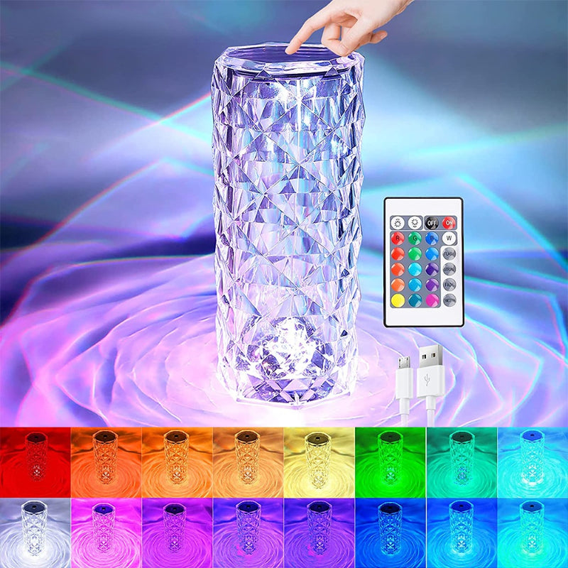 LED Crystal Table Lamp - Riyadh Retail 